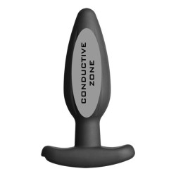 Electrastim - Silicone Noir Rocker Buttt Plug Moyen